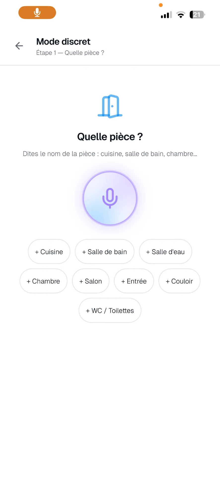 Capture vocale DictaDevi
